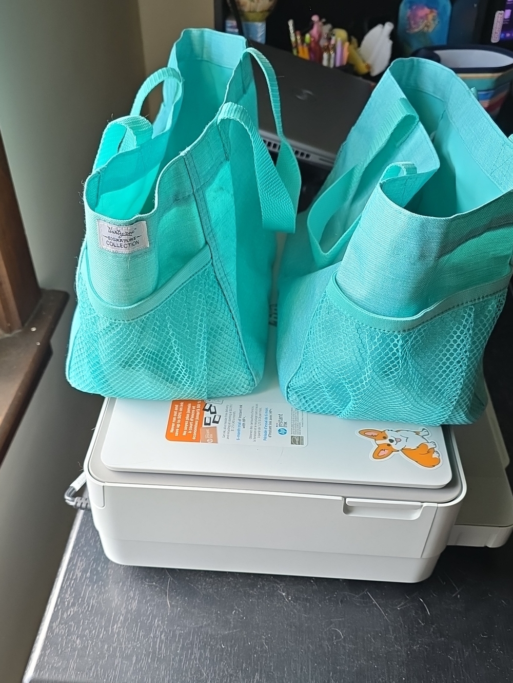thirty-one Turquoise Mesh Organizer Tote Bundle